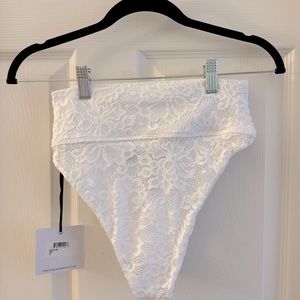 Beach Riot Highway Bottoms | White Lace